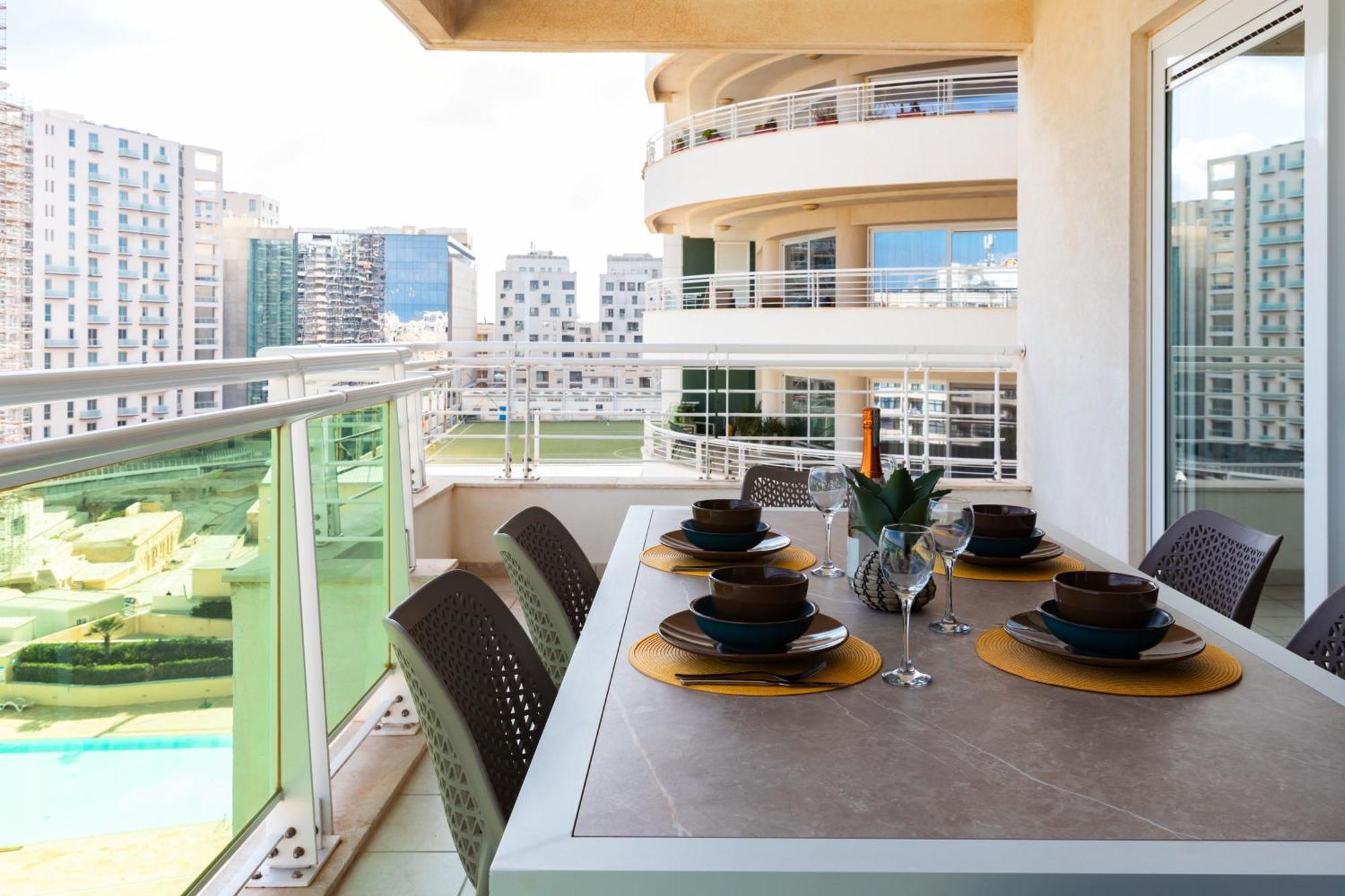 Luxury Seafront 3Br With Pool By Arcobnb สลีมา ภายนอก รูปภาพ